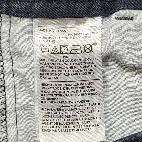 Old Navy Pants Womens 8 Black Skinny Ankle Uniform Pant Stretch Cotton Office - Picture 5 of 11